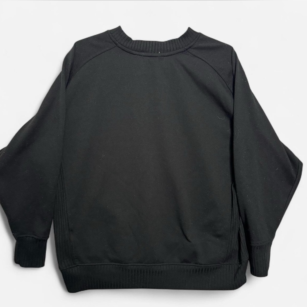 Simply Southern S Black Crewneck Pullover Always Cold Oversized Comfort Long - Picture 5 of 8